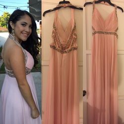 Pink formal dress size 5