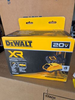DeWalt 20V Max XR 4Ah Battery and Charger Kit