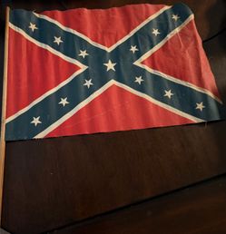 Antique Vintage 17.5” Confederate Flag
