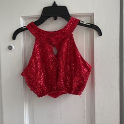 Devil Glitter Outfit For Little Girl 6-8 
