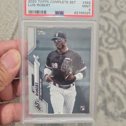 Luis Robert  Topps Complete Set Rookie Graded PSA Mint-9 Baseball Card 