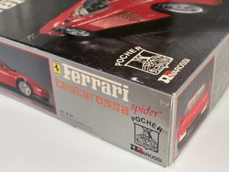 NIB Ferrari Testarossa Spider 1:8 Scale Model Kit by Pocher