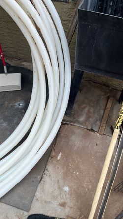 Plastic pipe for residential