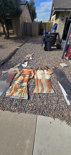 WWE cardboard cutouts (life-size) 