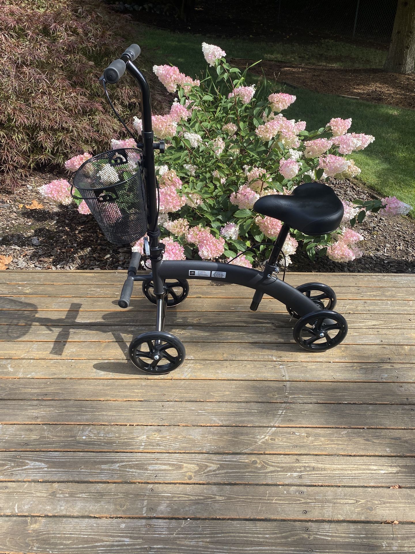 Medline Seated Mobility Scooter Knee Walker
