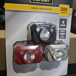 3 pack headlights 