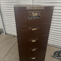 Large Metal Filing Cabinet 57x25