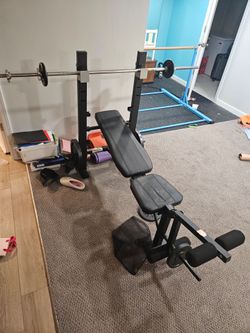 Weights and Bench