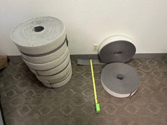 4 in Carpet Cove Wall Base – 85 ft Roll – New – 47 Rolls Available