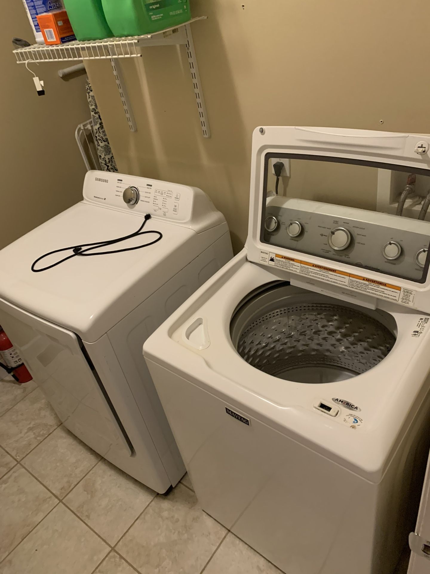 High Efficiency Washer & Dryer $450