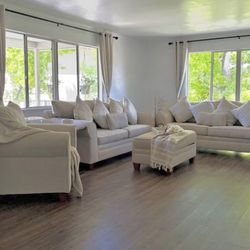 Sofa Set – 2 Sofas + 1 Armchair (Great Condition)