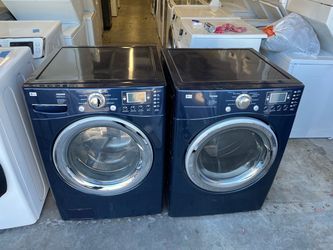 Used LG Washer and Gas Dryer Top Load