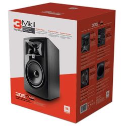 JBL 305P MKII 3 Series 305P MkII 5" 2-Way Powered Studio Monitor