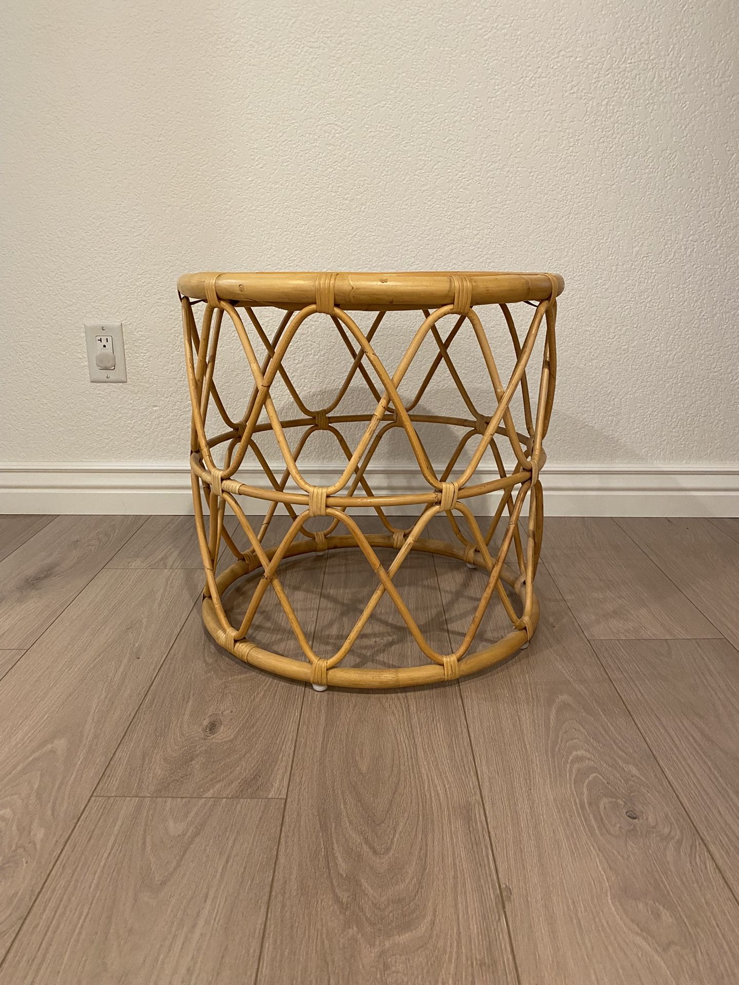 Opalhouse Round Rattan Side Table