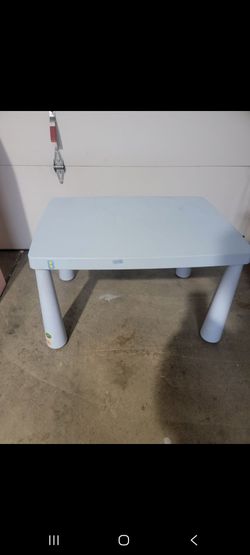 Light blue kids table