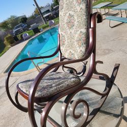 Antique Thonet Bentwood Rocking Chair (Rare)