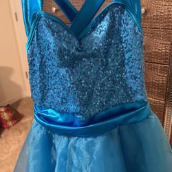 Blue Littke Girl Dress