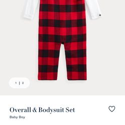 Ralph Lauren Baby overall And Bodysuit