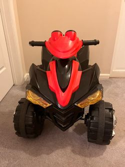 Kids Ride-ON ATV toy car. Sold as is. Not holding charge. $40 cash only. Cross posted