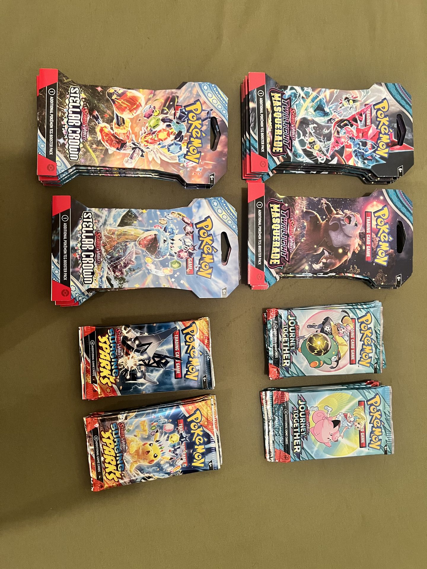 Pokemon Sleeved Booster Packs