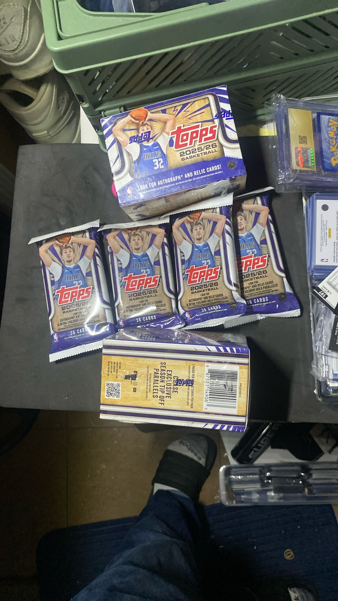 2025-26 Topps Basketball Lot(6) 2 Blasters And 4 Fat Packs