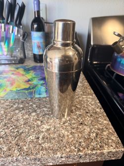 Large stainless steel Shaker tin