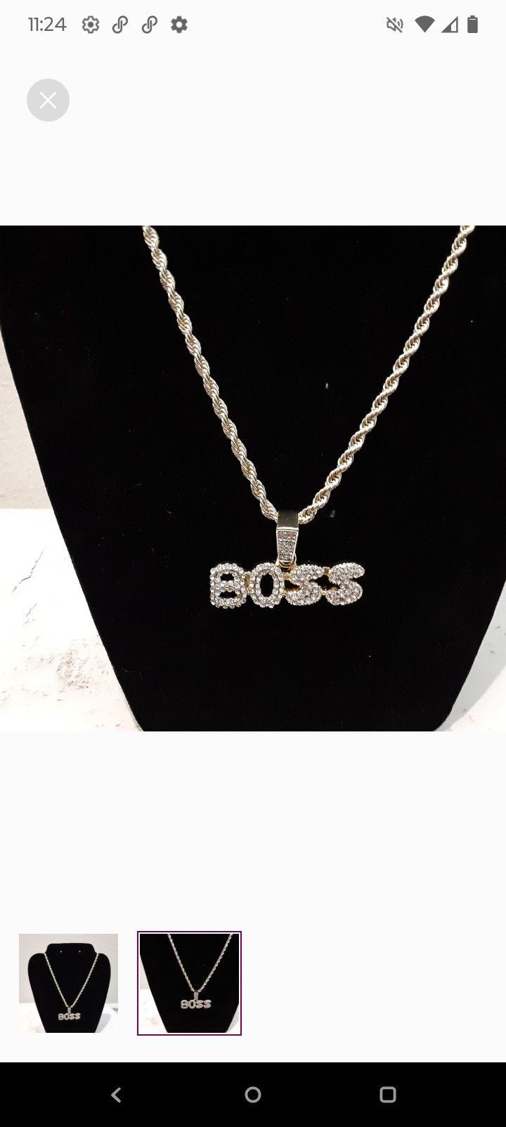 14k Gold-plated 24-in Chain With Pendant