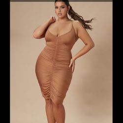 Ruched Dress Size 1X $12
