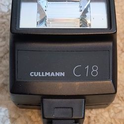 Vintage RARE 1980's Cullmann C18 35mm Flash Unit, Shoe Mount (untested)