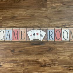 Game Room Sign, Home Decor
