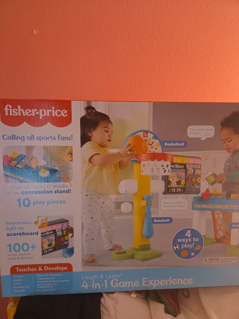 Toddler Fisher Price 4 In 1 Game