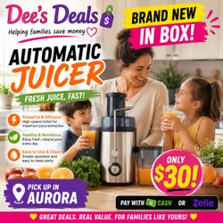 Automatic Juicer BRAND NEW IN BOX ONLY $30