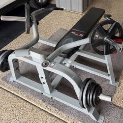 Body-Solid Pro ClubLine (LVBP) Adjustable Leverage Gym Bench