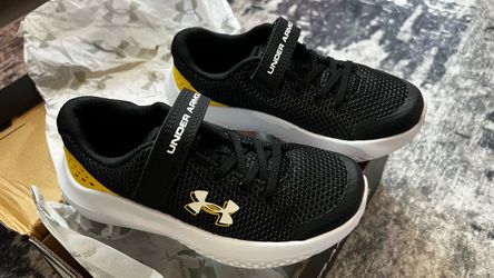 Under Armour Kids Sneakers Black Yellow 12K