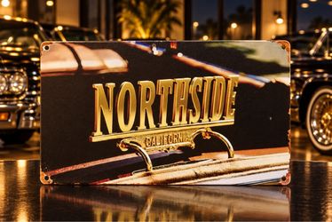 Northside California Decorative Metal Sign