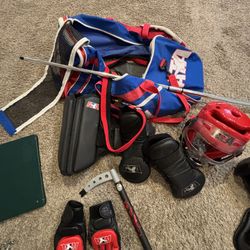 Taekwondo ATA Oficial Bag, Protectors And Weapons