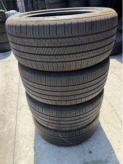 235 45 18 Hankook I sell this Seth of tires with 80% life the 4