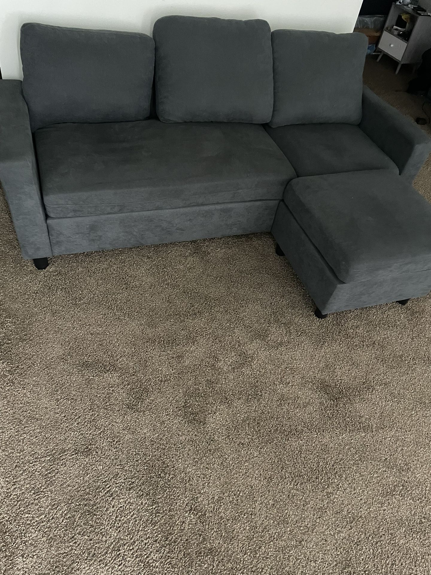 Couch With Ottoman 