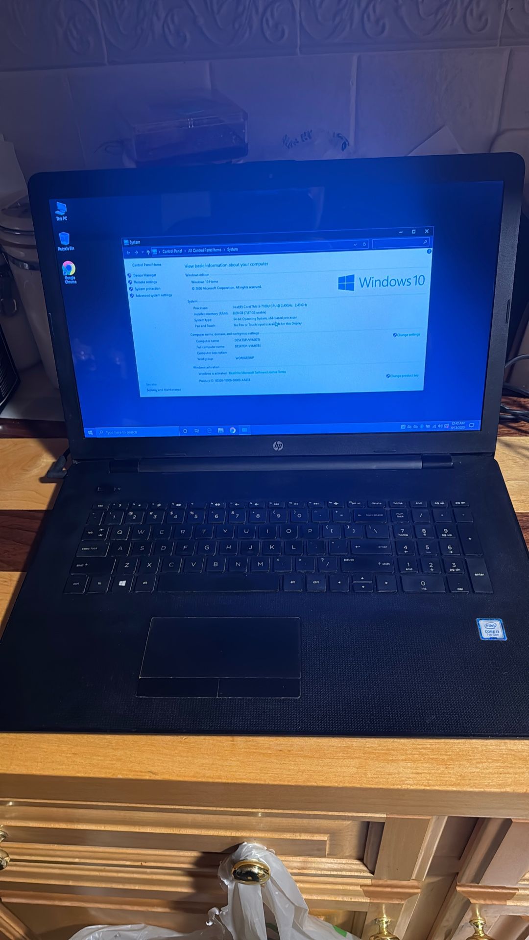 17” Hp Laptop