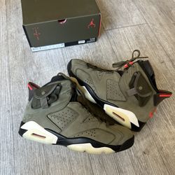 Travis Scott Jordan 6 Cargo Green