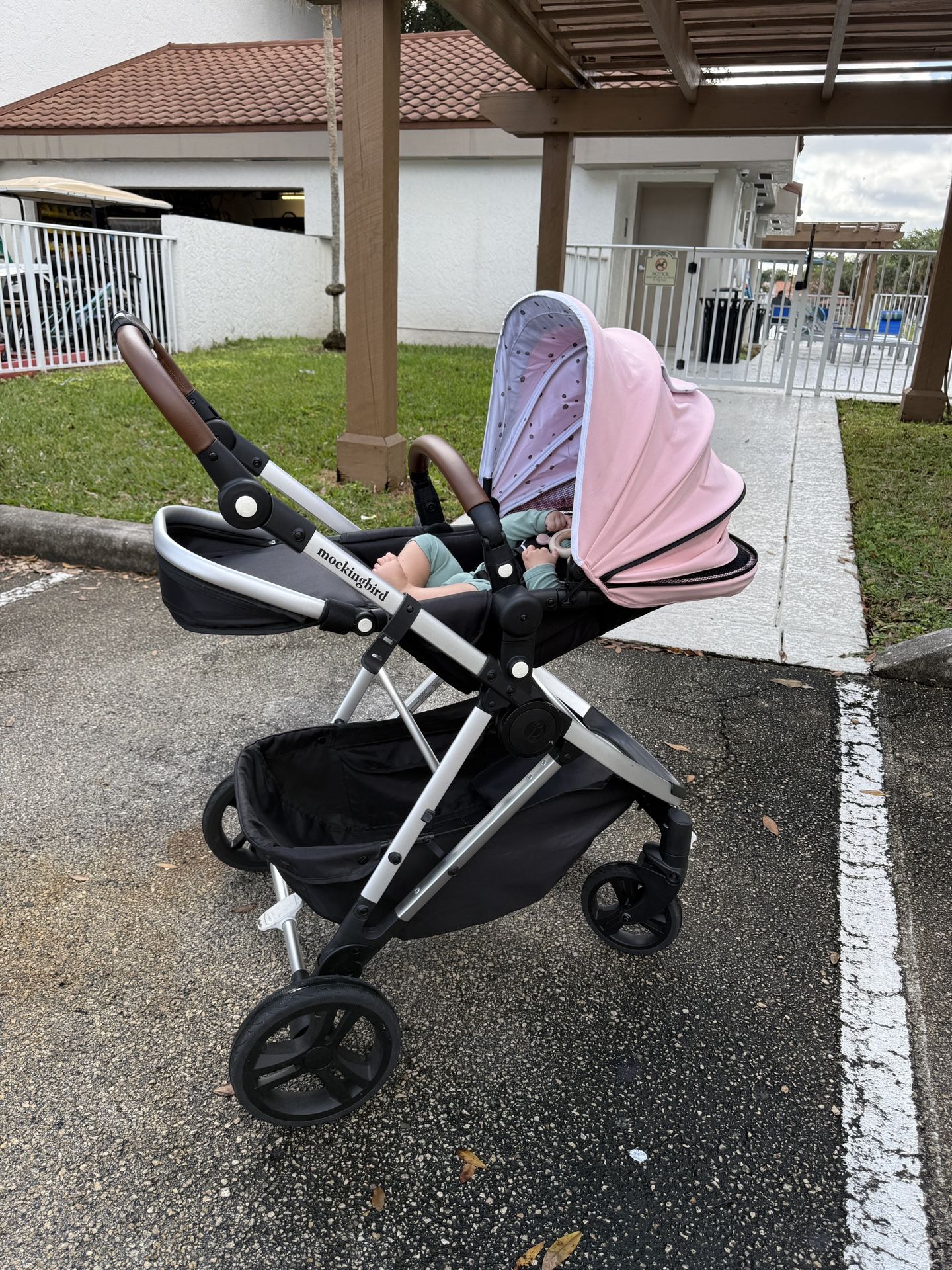 Mockingbird Stroller Pink 