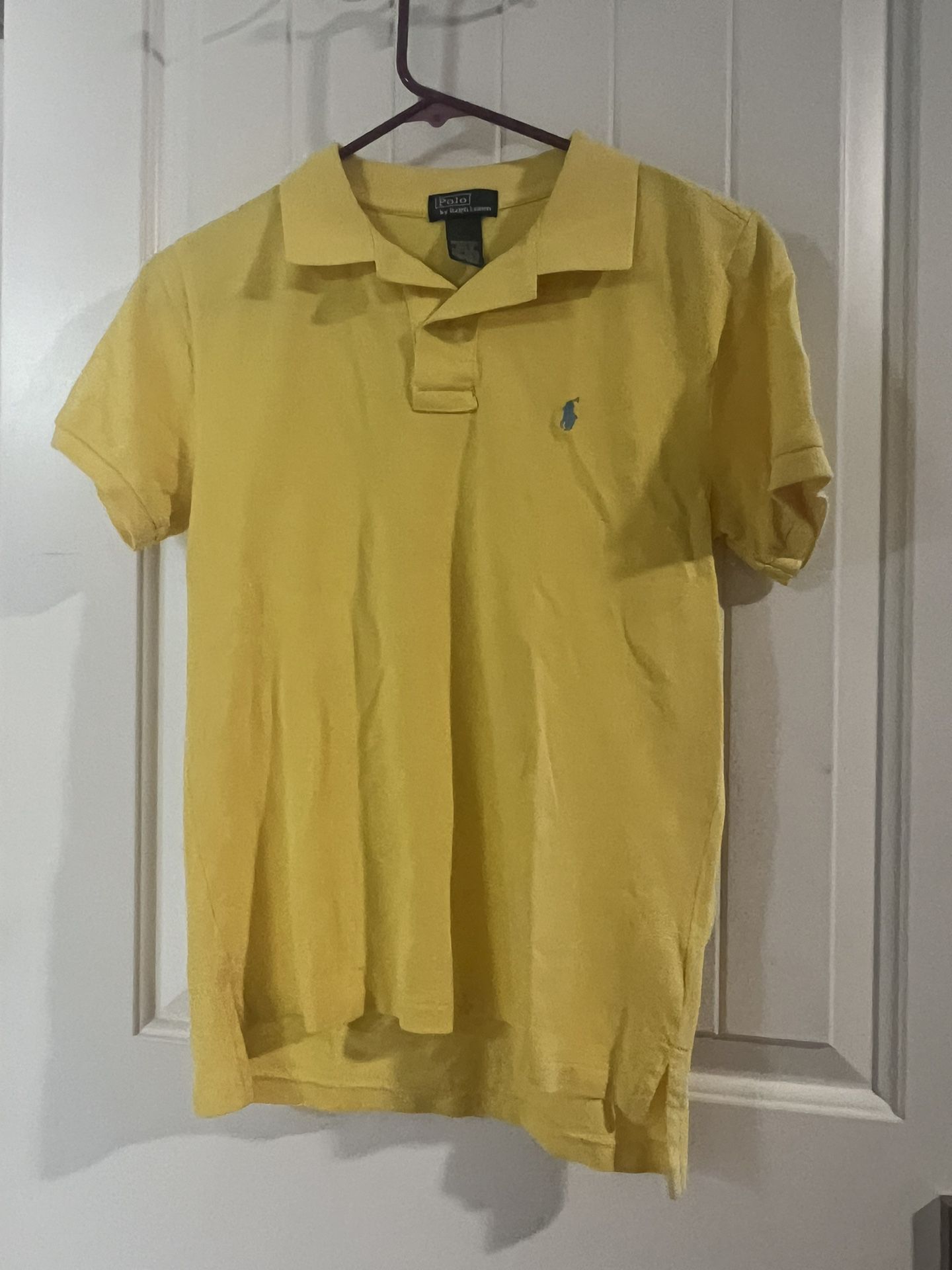 Boys Polo Ralph Lauren Shirt Size Medium Yellow