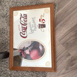 Vintage Coca Cola Sign/mirror