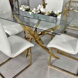 New 5pc Dining Set In Box 📦 Buy Now Pay Later $39 Down