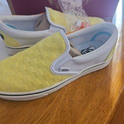 Vans x Penn Tennis Ball ComfyCush Slip On Size M 9.5 Worn Once RARE!