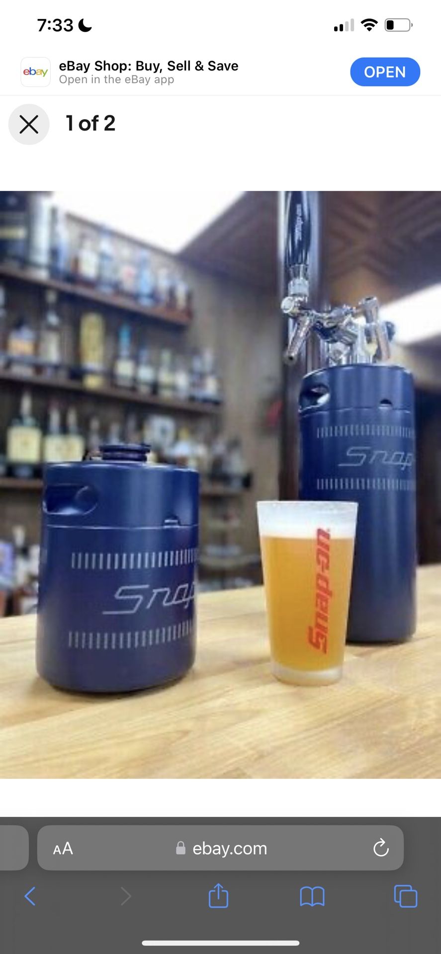 Snap On Mini Beer Keg And Growler Set for Sale in Glendale, AZ OfferUp