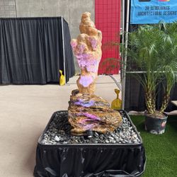 One Of A Kind Stalagmite And Onyx Water Feature