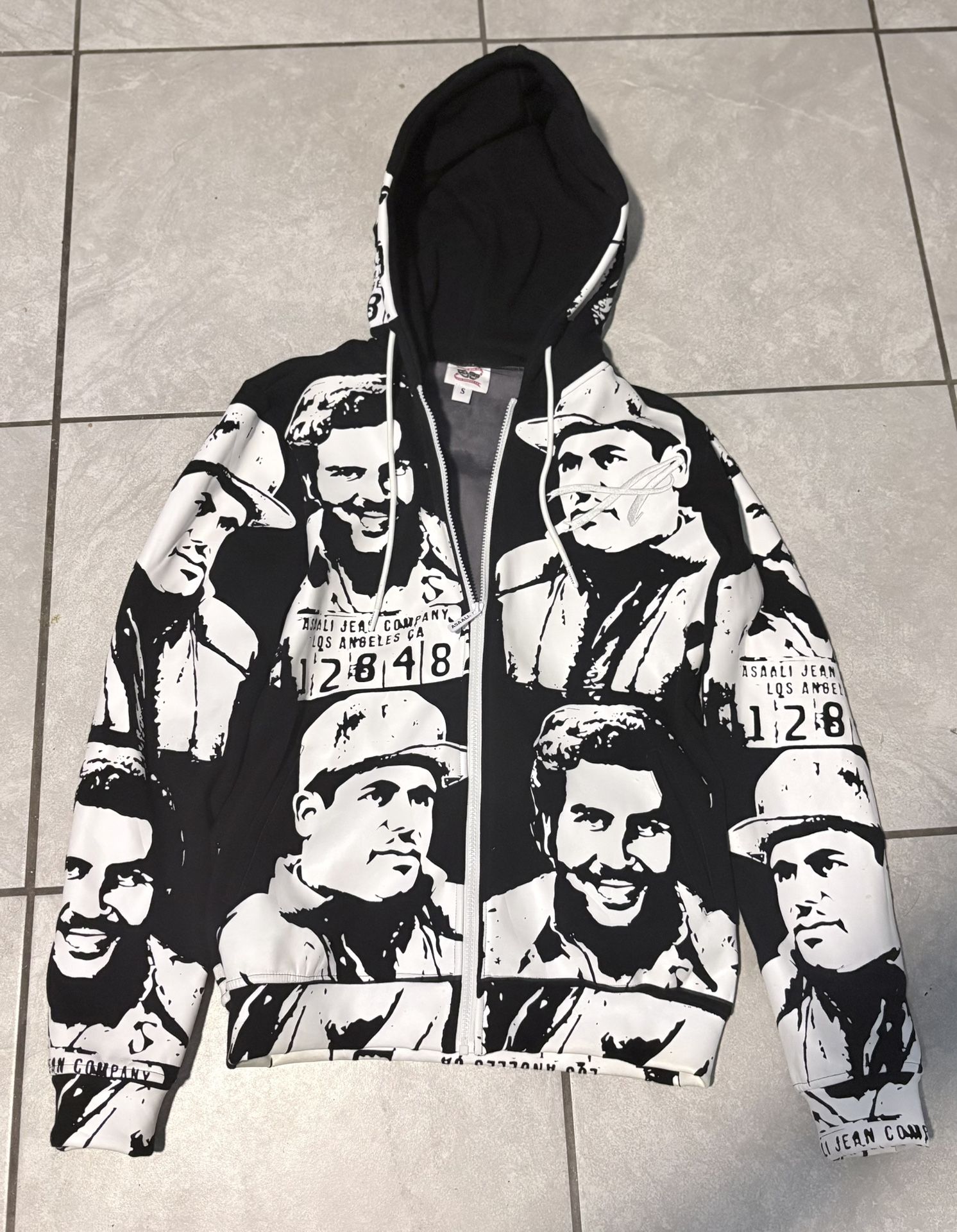 asaali oreo zip up hoodie