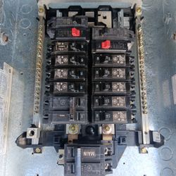 GE 100A Breaker Box and GE Breakers