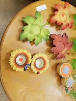 3 assorted sets of Partylite candle holders